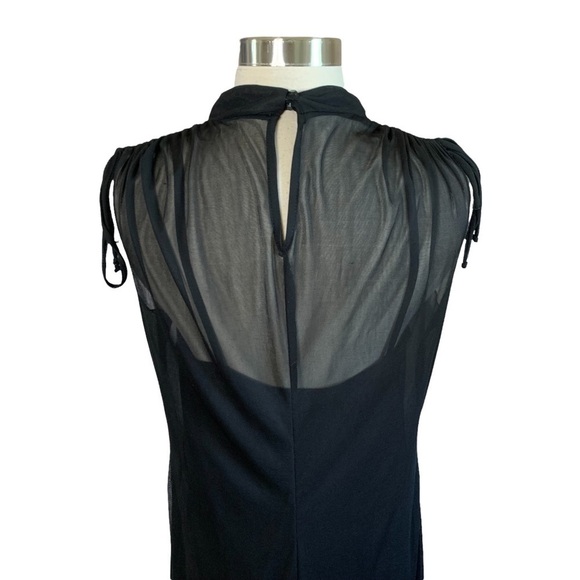 CDC Vintage Size 14 Black Beaded Formal Party Dress - Picture 4 of 9